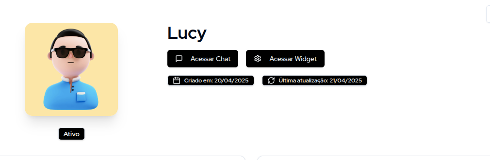 Interface do Chat Web YouAgent